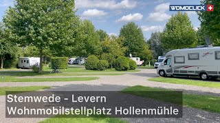 Wohnmobilstellplatz Hollenmühle Stemwede  Levern  Rila erleben  Rila Feinkost [upl. by Crandell]