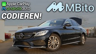 CARPLAY IM W205 CODIEREN MBITO UPDATE [upl. by Particia]