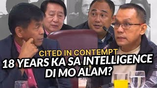 CONG COL BOSITA DI MAKAPANIWALA KAY PCOL LEONARDO NA WALA ITONG ALAM  PMAJ LARAGA CITED IN CONTEMPT [upl. by Mccahill119]