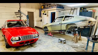 Lancia Fulvia 1600 Zagato resto Part 8 How to create perfect bodywork from flat metal sheet [upl. by Suzie]