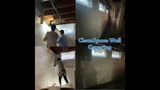 CleanSpace Wall Covering Installed in Leaky Basement in South Euclid OH [upl. by Caputto521]