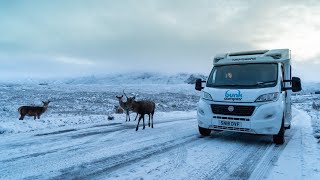 Scotland Motorhome Hire A Winter North Coast 500 Road Trip with Bunk Campers [upl. by Clifton173]