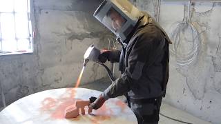 VIDEO Flammspritzen bei Oldtimer Restauration [upl. by Sej]