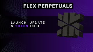 Flex Perpetuals Launch Update and Investor Roadmap [upl. by Tterrej]