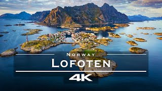 Lofoten Norway 🇳🇴  by drone 4K [upl. by Ohl939]