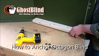 How to Anchor GhostBlind Octagon Blind [upl. by Storz]