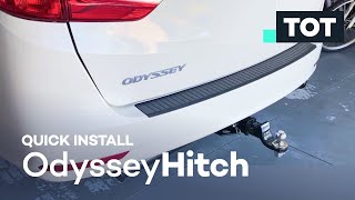 Get a hitch for 150  30min install Honda Odyssey 20182020 Curt How To [upl. by Ecenaj]