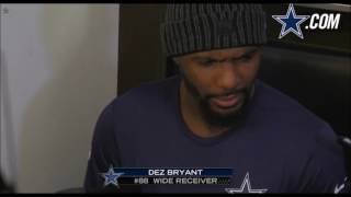 Dez Bryant flips out at reporters on Tony Romo [upl. by Ailla169]