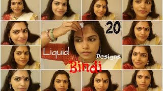 2O liquid bindi designs readymade bindi and Homemade BindiILoveBindi [upl. by Massie517]