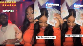 Queen Chioma Davidos picks Money at Davido Prebirthday partyCharles Okocha amp Wife [upl. by Alekram841]