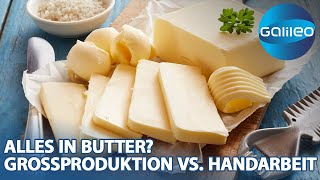 Butter aus der Fabrik vs traditionell von der Alm So aufwendig ist die ButterHerstellung [upl. by Calisa674]