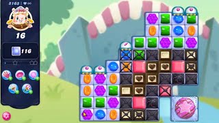 Candy Crush Saga LEVEL 5163 NO BOOSTERS new version [upl. by Nogaem]