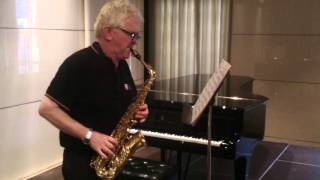 James Rae No 6 Ballad from 18 Concert Etudes for solo saxophone [upl. by Evilo]