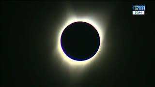 Eclipse 2017 le straordinarie immagini delleclissi totale di sole negli Usa [upl. by Aidekal490]