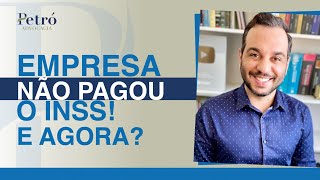 EMPRESA NÃO PAGOU INSS VEJA COMO RESOLVER [upl. by Ogden]