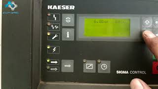 Cara reset sigma control kompresor kaeser [upl. by Luby]