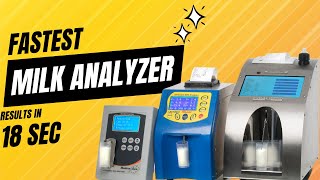 Fastest milk analyzer  18 sec Milkotesters Lactomat Measure Fat SNF CLR Protein and more [upl. by Ariec]