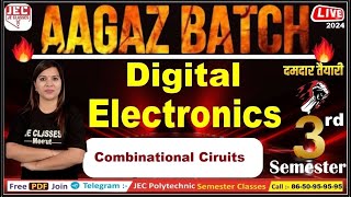 37 Digital Electronics UPBTE 3rd Semester आगाज बैच  JE CLASSES Meerut  Upbte 3rd Semester [upl. by Curtice268]