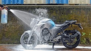 BIKE WASH KAISE KARE  BIKE WASH KAISE HOTA HAI [upl. by Akers763]