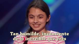 laura bretan 13year americas got talent 2016 auditions subtitulado español [upl. by Guglielmo]