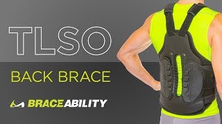 BraceAbility TLSO Back Brace  Postural Spine Support for Scoliosis Kyphosis amp Vertebrae Fracture [upl. by Ilam]