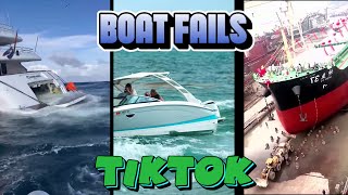 Boat Fails TikTok Compilation [upl. by Elleined695]