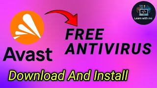 How to install and run antivirus software for free in windows  avast antivirus  2024 [upl. by Evelinn]