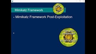 Mimikatzframework 2  What is Mimikatz [upl. by Einttirb996]