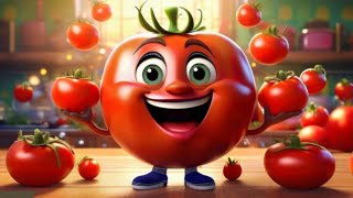 Aaha tamatar bade majedar  New Hindi rhyme for children  Hindi nursery rhymes KidsToonpb9tg [upl. by Okomot728]