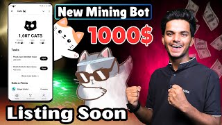 New Mining app 2024  new mining app  new mining app today  new mining bot  cats mining bot [upl. by Sherard]