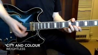 City And Colour  Weightless  Guitar Solo Cover [upl. by Gilberte782]