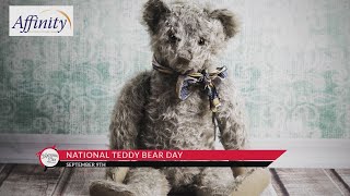 NATIONAL DAY CALENDAR National Teddy Bear Day [upl. by Hayashi]