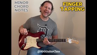 Finger Tapping Minor Notes Pattern shorts guitarsolo guitartutorial guitarplayer guitarlesson [upl. by Hsivat]