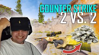 DAS 10K EURO COUNTER STRIKE 2 VS 2 MATCH😮😰 [upl. by Yetta845]