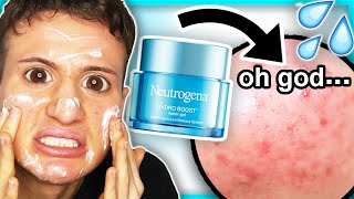 I tried Neutrogena HYDRO BOOST WATER GEL CREAM for ONE WEEK [upl. by Martha]