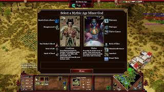 3v3 Antisthenes Comp Stomp Using Coatlicue Death From Above Spam Age of Mythology Return of The Gods [upl. by Lladnor]