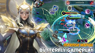 Butterfly Jungle Pro Gameplay  Long And Intense Match  Arena of Valor Liên Quân mobile CoT [upl. by Anilram]