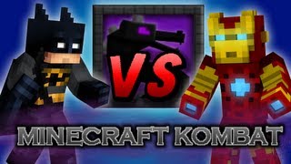 Minecraft Kombat  Ironman vs Batman [upl. by Dione885]