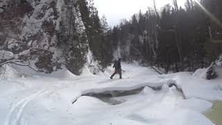 Backcountry Hok Skiing  Minnesota North Shore [upl. by Elleron305]