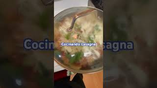 Cocinando 🧑‍🍳 comida italiana food italianfood lasagna [upl. by Corri]