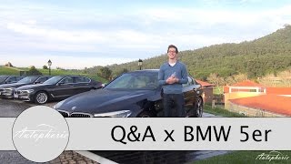 BMW 5er Eure Fragen  Fabian antwortet M550d Elektroauto 5er Touring  Autophorie [upl. by Kurtz411]