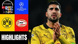 Borussia Dortmund vs PSV Eindhoven UEFA Champions League Achtelfinale Highlights [upl. by Hew18]