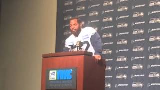 Seahawks Michael Bennett on playing against his brother [upl. by Stoller]