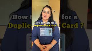 How to Apply for Duplicate PAN Card Online if LOST  😱 shorts [upl. by Ater]