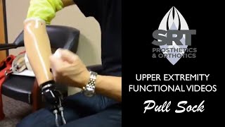 Upper Extremity Amputee Pull Sock [upl. by Gneh]