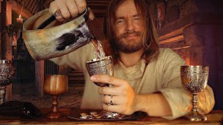 🛡️ASMR🛡️ Midnight Medieval Tavern Innkeeper [upl. by Dorcus]