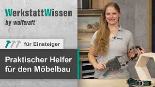 Bandspanner PRO Praktischer Helfer für den Möbelbau  WerkstattWissen  wolfcraft [upl. by Geminius]