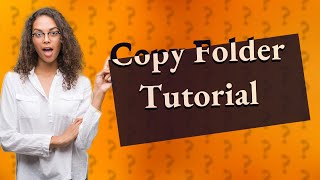 How do I copy an entire folder in Canva [upl. by Namhcan681]