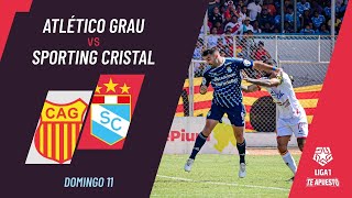 Atlético Grau 11 Sporting Cristal resumen goles y mejores jugadas del partido por Liga1 2024 [upl. by Nogem]