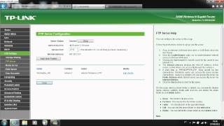 Configurar TLWR1043ND como servidor FTP usando NETVirtua [upl. by Orfurd]